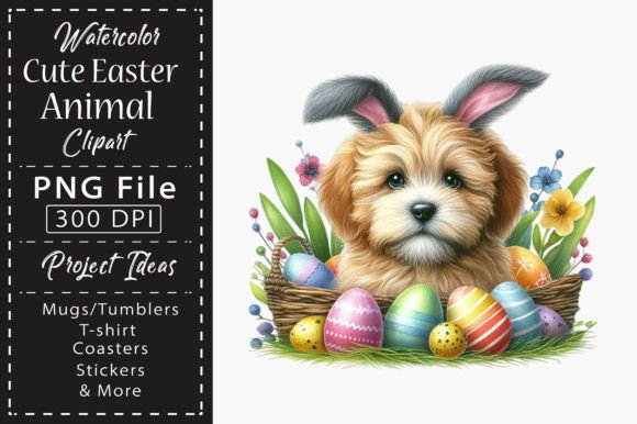 Download Watercolor Cute Easter Animal Clipart - Art Collection