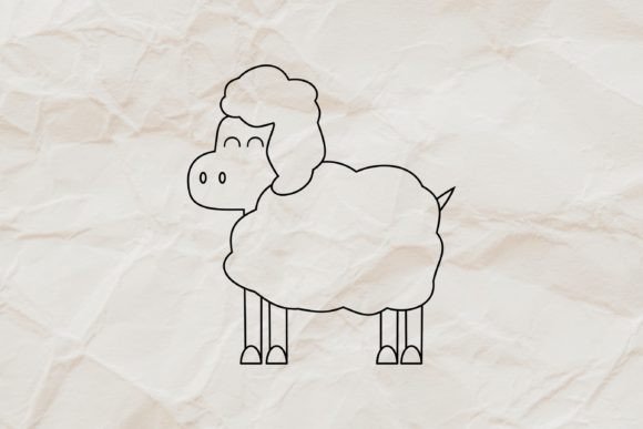 Download Sheep Line Art Sublimation Clipart SVG - Art Collection
