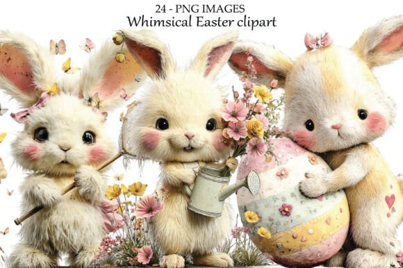 Download Whimsical Easter Clipart - Art Collection