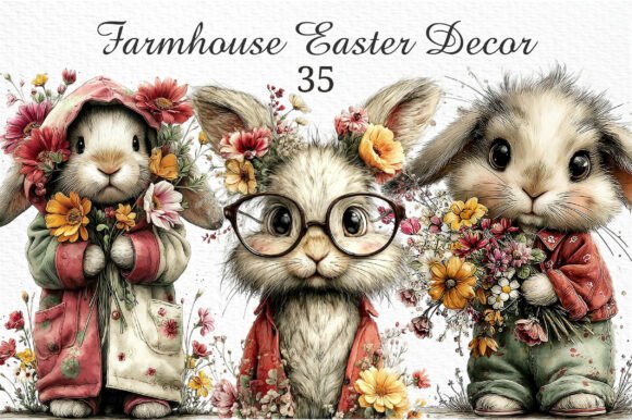 Download Farmhouse Easter Decor Clipart Png - Art Collection