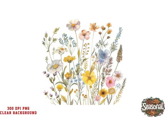 Download Watercolor Wildflower Png Art - Art Collection
