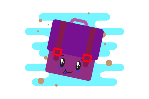 Download School Bag Cute Kawaii Clipart - Art Collection