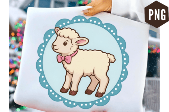 Download Cottage Easter Lamb Clipart PNG Design - Art Collection