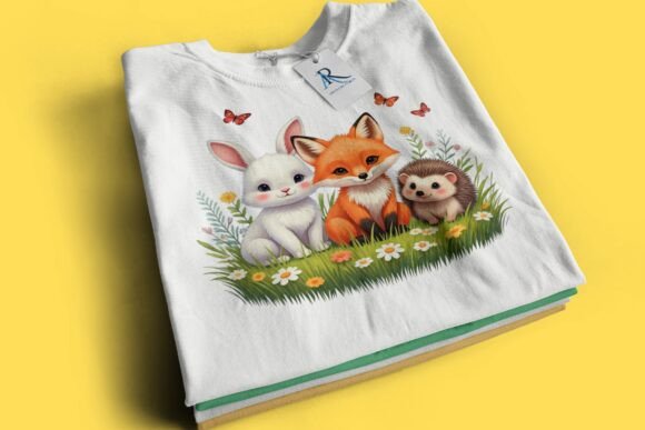 Download Baby Bunny, Fox &amp; Hedgehog PNG Clipart - Art Collection