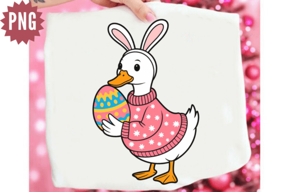 Download Cute Goose with Easter Eggs PNG Clipart - Art Collection