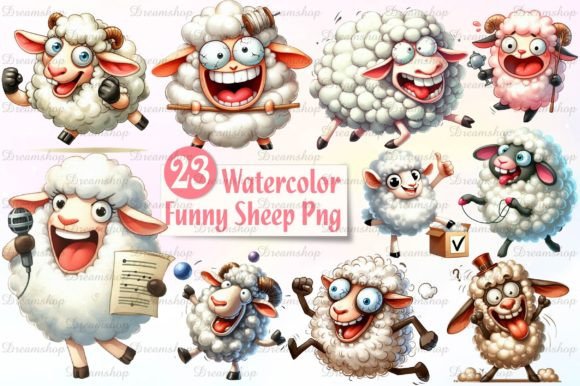 Download Cute Sheep Clipart - Funny Sheep Png - Art Collection