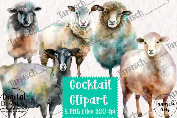 Download Watercolor Sheep Clipart Part 1 - Art Collection