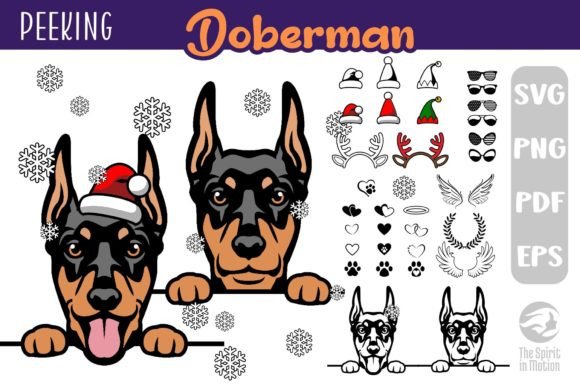 Download Doberman PNG, SVG, Clipart &amp; Cutfiles - Art Collection