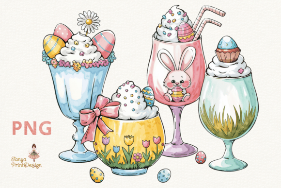 Download Watercolor Easter Drinks Clipart PNG - Art Collection