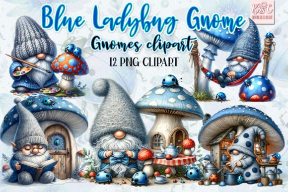 Download Watercolor Ladybug Gnome PNG Cliparts - Art Collection