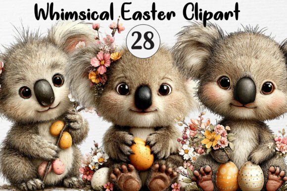 Download Whimsical Easter Clipart - Art Collection