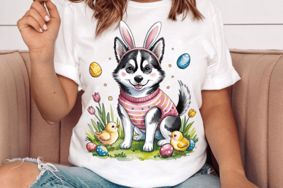 Download Cute Easter Dog Bunny Ears PNG Clipart - Art Collection