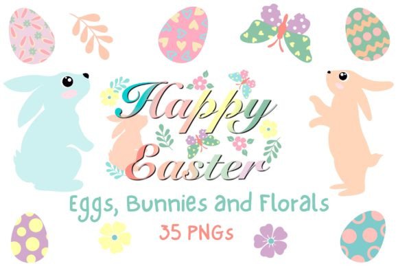 Download Whimsical Easter: 35 PNG Clipart - Art Collection