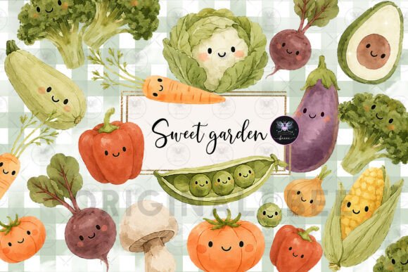 Download Cute Garden Clipart Watercolor - Art Collection