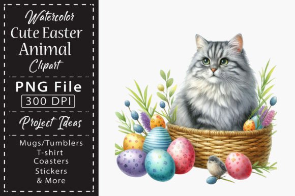 Download Watercolor Cute Easter Animal Clipart - Art Collection