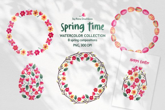 Download Spring Time Watercolor Clipart - Art Collection
