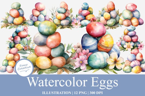 Download Watercolor Eggs Clipart - Art Collection
