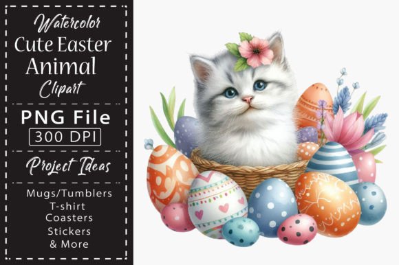 Download Watercolor Cute Easter Animal Clipart - Art Collection