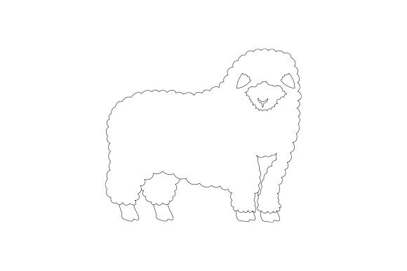 Download Valais Blacknose Sheep Line Art - Art Collection