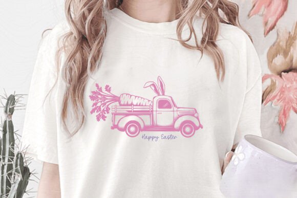 Download Easter Vintage Truck SVG PNG Shirt - Premium Resources