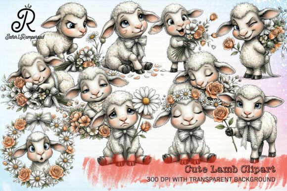 Download Cute Lamb Clipart - Art Collection