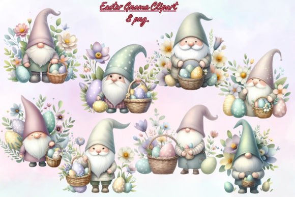 Download Easter Cute Gnome Clipart - Art Collection