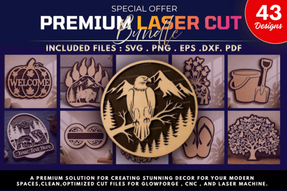 Download Premium Laser Cut Wall Art Mega Bundle - Art Collection