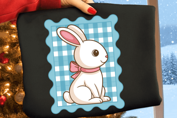 Download Cute Cottage Bunny Easter PNG Clipart De - Art Collection