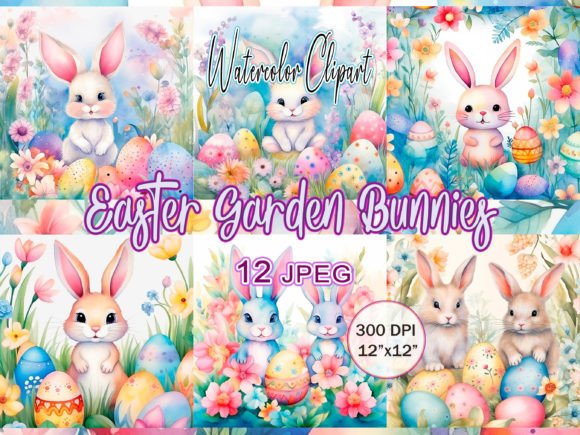 Download Cute Easter Bunny JPEG Clipart - Art Collection