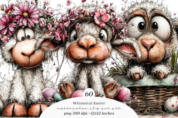 Download Whimsical Easter Clipart - Art Collection