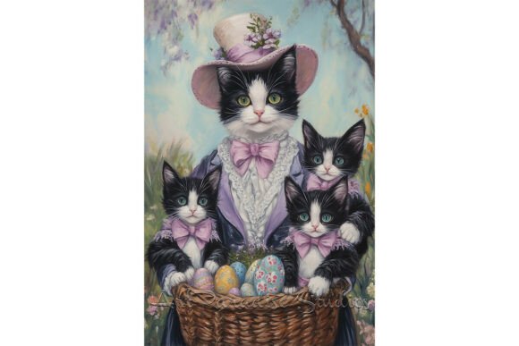 Download Cat Lovers Art for Easter Party Décor - Art Collection