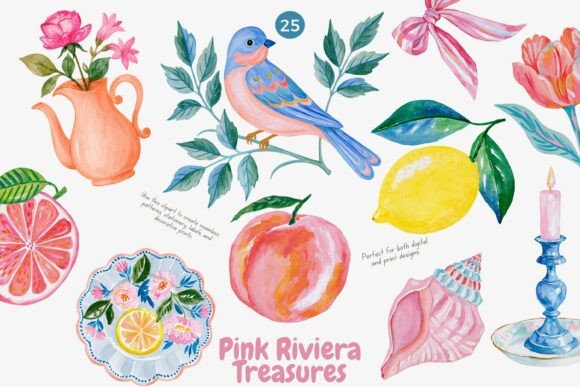 Download Coastal Watercolor Clipart Collection - Art Collection