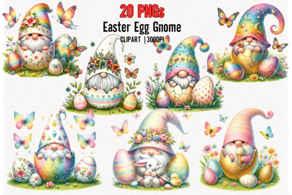 Download Easter Egg Gnome Clipart | Easter Bundle - Art Collection
