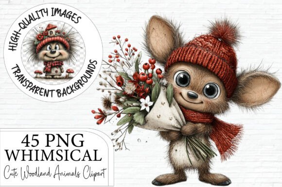 Download Cute Woodland Animals PNG Clipart - Art Collection